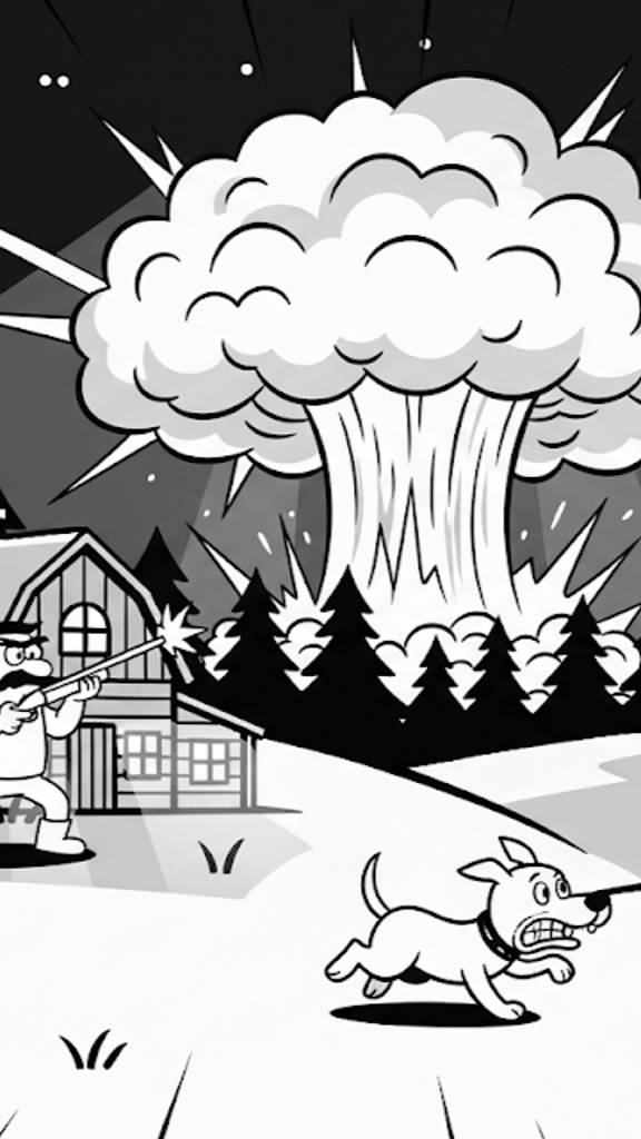 "Галактический Промах" Ферма под Гипнозом - мультфильм, созданный с помощью ИИ Veo 3|by@neuroart_dm смотреть онлайн