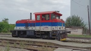 Сербия, тепловоз 622 001-4 отправление маневровым порядком со станции