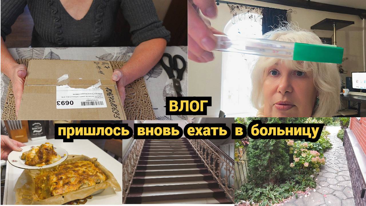 Влог/Пришлось срочно ехать к хирургу/Новые цветы из Индонезии/Запекаю щуку