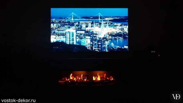 Ирландский линейный встраиваемый 5 Д электрокамин - Dimplex Opti V 2! Камины Владивосток!