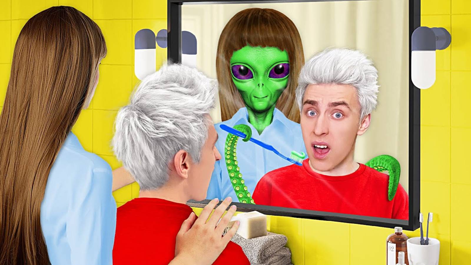 ИНОПЛАНЕТЯНКА стала Нашей НЯНЕЙ на 24 Часа ! А4