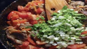 Лагман с овощами