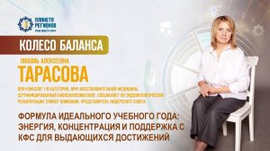 Тарасова Л.А. «ЭНЕРГИЯ, КОНЦЕНТРАЦИЯ И ПОДДЕРЖКА С КФС ДЛЯ ВЫДАЮЩИХСЯ ДОСТИЖЕНИЙ» 02.10.25