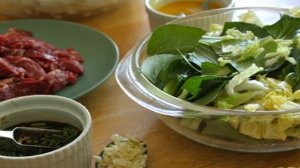 Лапша с говядиной и китайской капустой