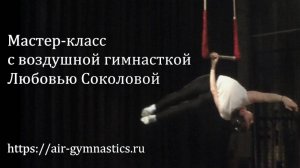 Индивидуальные и групповые мастер -классы с воздушной гимнасткой Любовью Соколовой (силовые трюки)