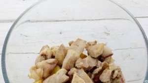 Мясо с грибами и картофелем