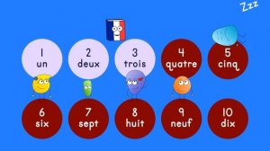 🇫🇷 Песня для детей: числительные от 1 до 10 на французском