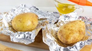 Картошка в мундире в фольге в духовке