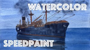 АКВАРЕЛЬНЫЙ СПИДПЕЙНТ под музычку БЕЗ СЛОВ // WATERCOLOR SPEEDPAINT