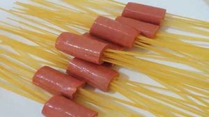 Лапша с сосисками