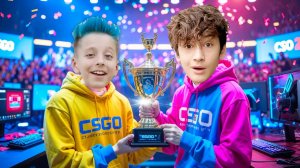 СТАЛИ КИБЕР СПОРТСМЕНАМИ на 24 ЧАСА CSGO 2 world cup