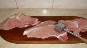 Мясо по-французски с ананасом