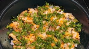 Мясо с баклажанами в мультиварке