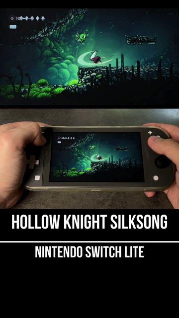 Hollow Knight Silksong Nintendo Switch Lite Gameplay смотреть онлайн