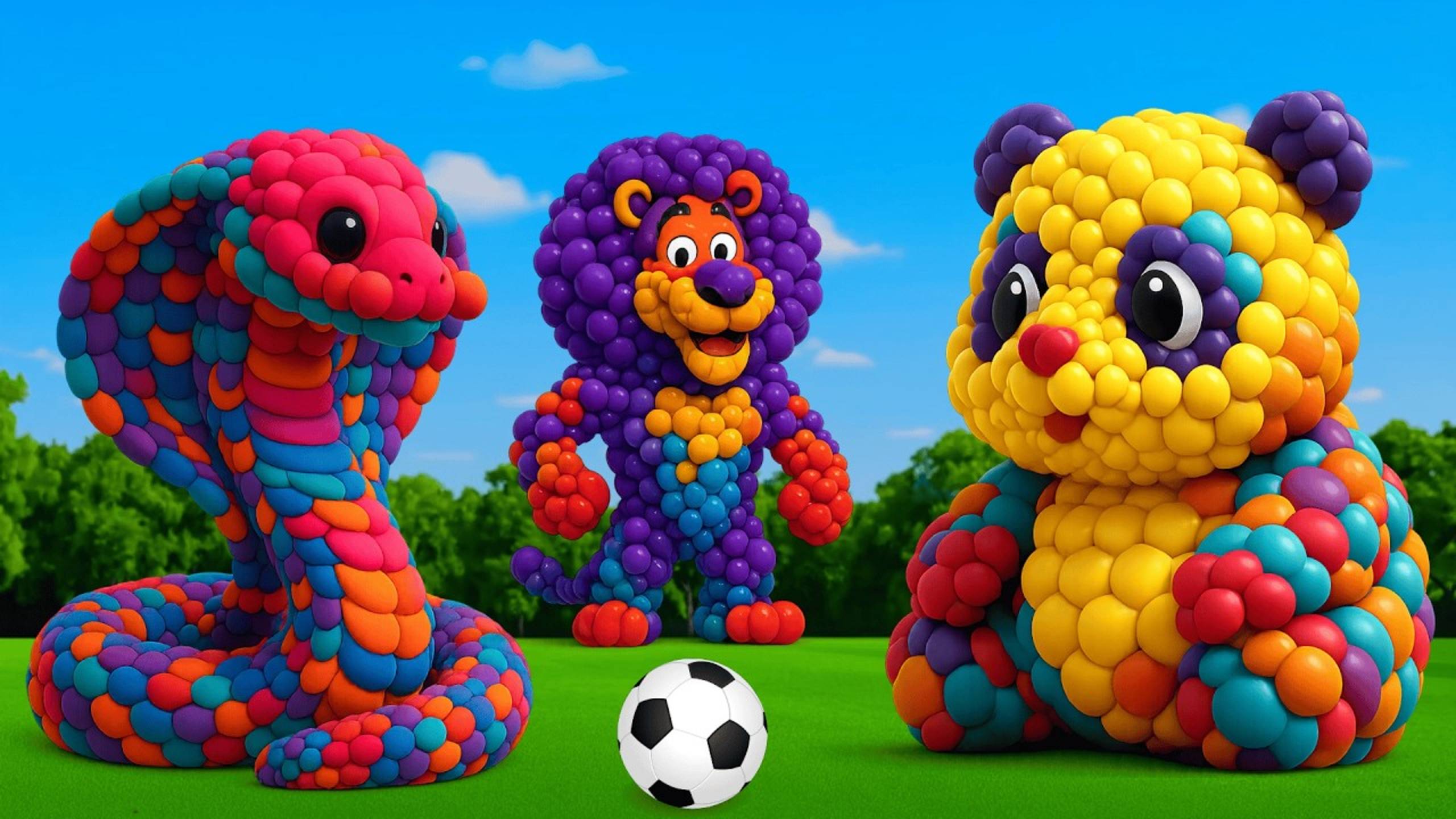 Мультик про ЖИВОТНЫХ| Змея и Панда - смотреть мультики| мультики для детей смотреть онлайн