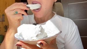 Новинка! Мел Люсьен. Асмр хруст . Мокрый мел и сухой.