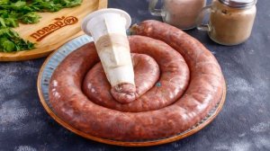 Колбаса из гречки и куриной печени