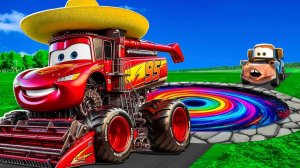 Машинки летают и прыгают! Развивающие мультики Машины помощники. Мультфильмы про машинки