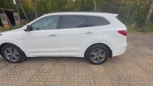 Хундай Гранд Санта Фе 2014 дизель АКПП полный привод 7 мест белая