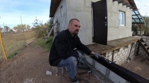 Крыша теплицы этап 1, Мауэрлат.