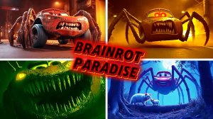 Танец Молнии Маккуина против Монстра-Паука Вирусный мем 2025 года