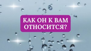КАК ОН К ВАМ ОТНОСИТСЯ?