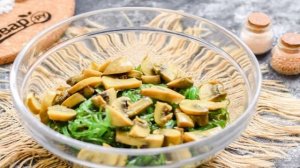 Крабовый салат с чукой