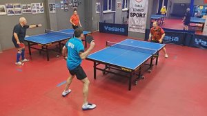 жесть! Дмитриев О. (672) - Чирков А. (763) настольный теннис 02.10 Любительский турнир СПб