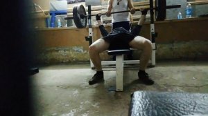жим штанги лежа
