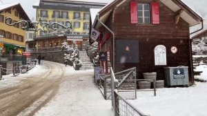 Снежная прогулка по сельской местности Швейцарии - самые красивые швейцарские деревни