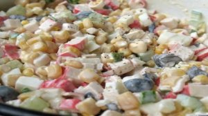 Крабовые палочки с капустой