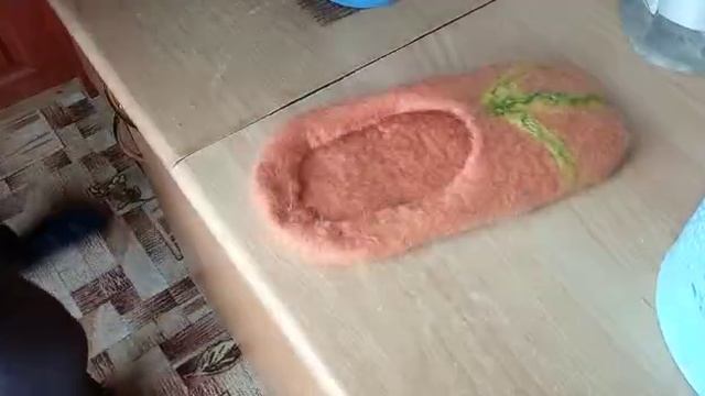 9-Валяние тапок из шерсти