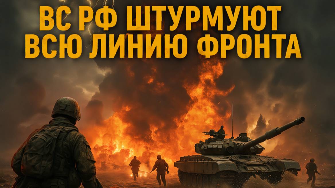 ВС РФ ШТУРМУЮТ ВСЮ ЛИНИЮ ФРОНТА! Блэкаут в 6 регионах! ИСКАНДЕРЫ ударили по штабам ВСУ.