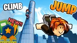 играем в роблокс в Climb and Jump