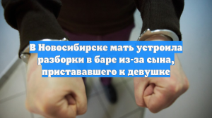 В Новосибирске мать устроила разборки в баре из-за сына, пристававшего к девушке