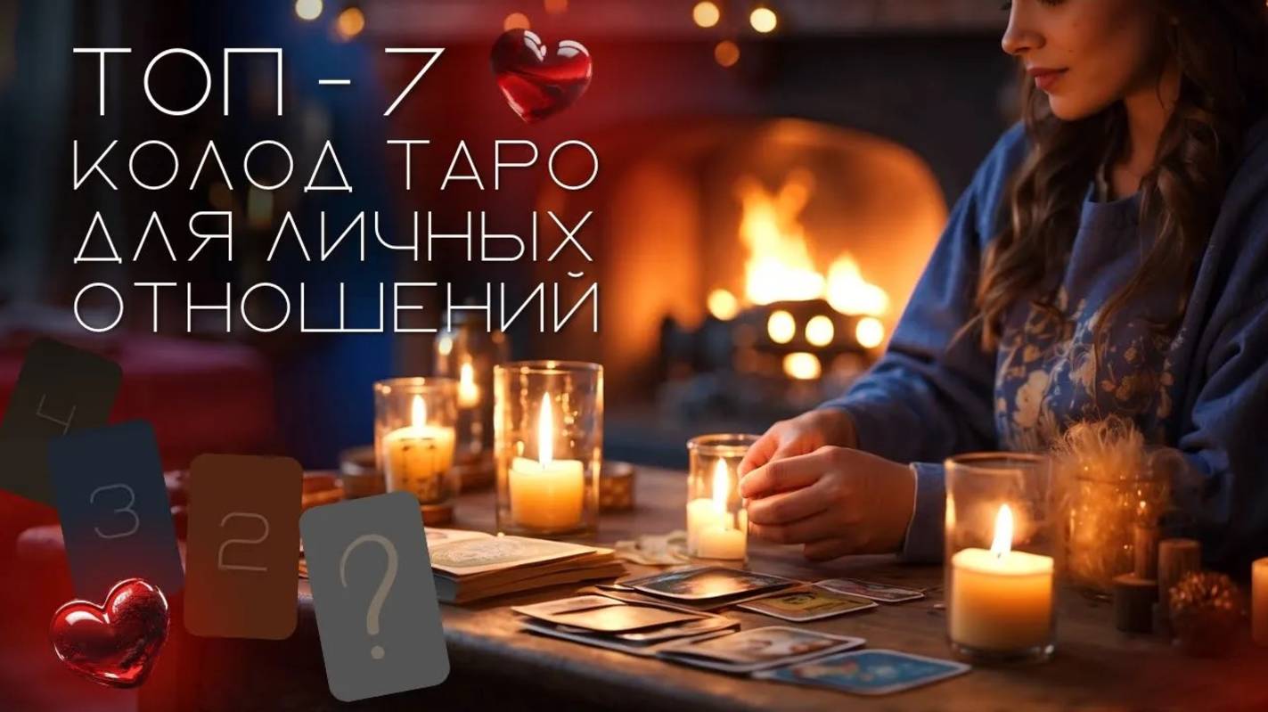 💘Небанальный ТОП-7 КОЛОД ТАРО ДЛЯ ЛЮБОВНЫХ РАСКЛАДОВ, которые  откроют правду об отношениях
