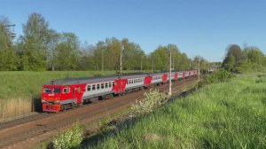 Электропоезд ЭТ2М-081, перегон Новый Петергоф - Ораниенбаум