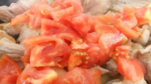 Каша пшеничная со свининой