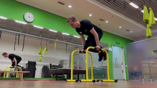 Lateral L-sit Transfers