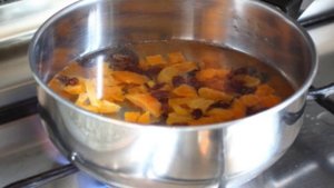 Каша на воде с сухофруктами