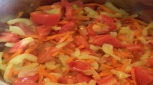 Лагман с фасолью