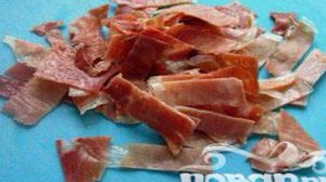 Лапша Тальятелле с цукини и ветчиной