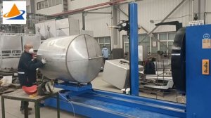 Установка аргонодуговой  сварки резервуаров, баков, аппаратов, биореакторов ( 400 -1200 мм)  2