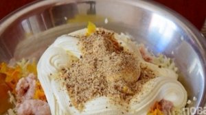 Капуста белокочанная (запеканка с фаршем)