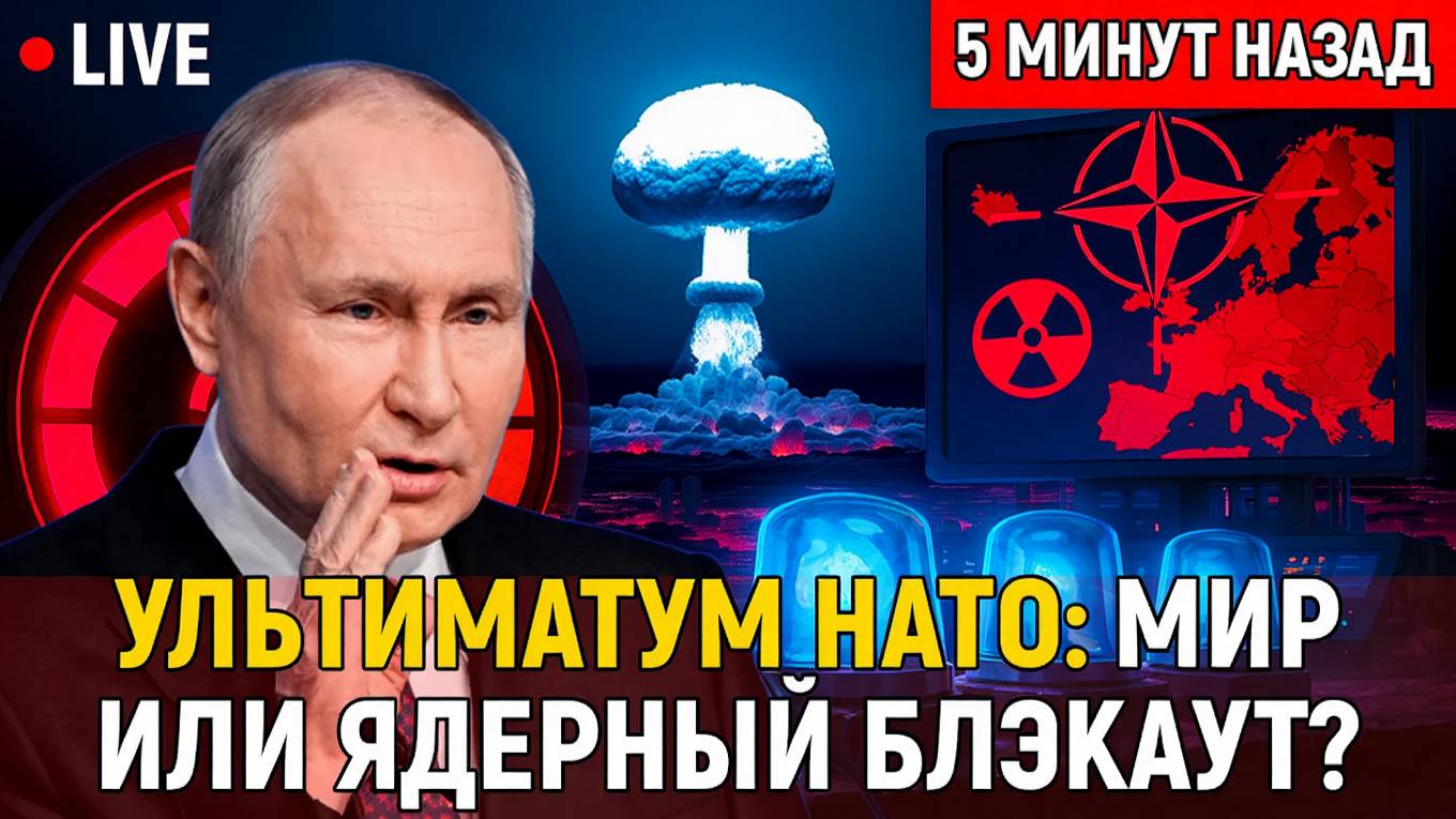 Ультиматум НАТО! капитуляция или ядерный блэкаут  Европа на обратном отсчёте