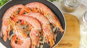 Лангустины в сливочном соусе