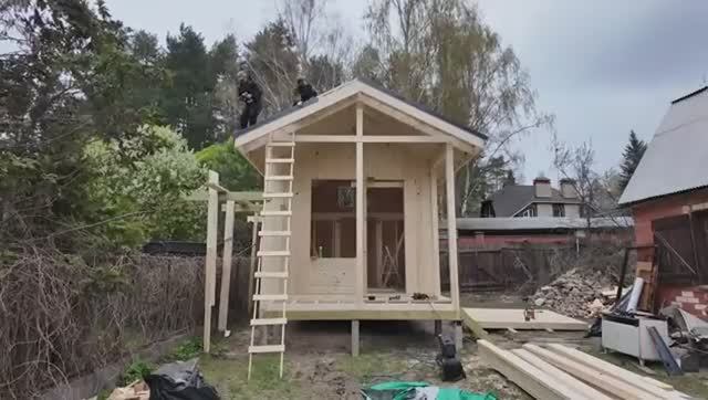 Самый бюджетный дом за 4 дня.
