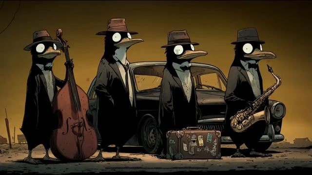 Penguins Ride In Rhythm – Jazz For FLOWING Work & Deep Focus