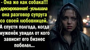 - Она же как собака у меня! Дрессированная. - ухмылялся супруг. а когда увидел человека, от кого зав