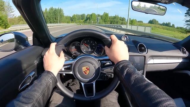 Porsche 718 Boxster 2023 POV Test Drive
